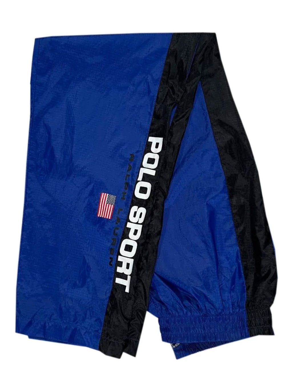 Vintage Polo Sport Ralph Lauren Blue Windbreaker Pants (Size M)